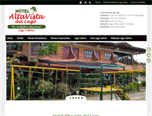 Tablet Screenshot of hotelaltavistadelago.com